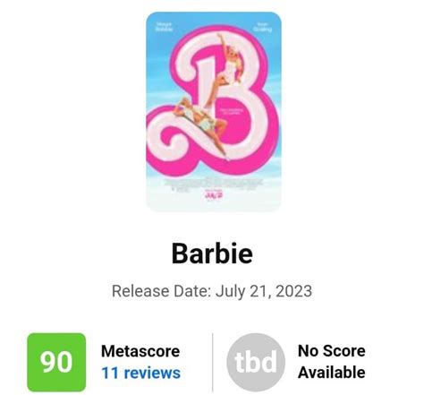 barbie movie metacritic|Barbie